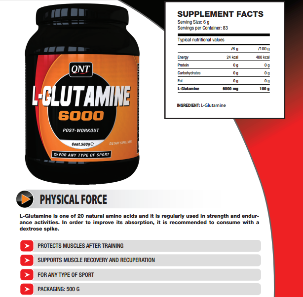 L-Glutamin 6000 info
