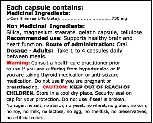 MVP L-Carnitine info