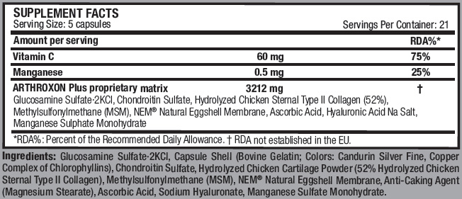 Scitec Arthroxon Plus sastav