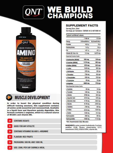 QNT Amino Acid Liquid nutritivne