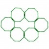 Koordinacijski prstenovi oktogonalni 6kom zeleni