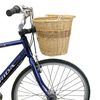 Prednja košara za bicikl oval pletena