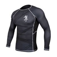 Majica za boks Rashguard Metaru - dugi rukav