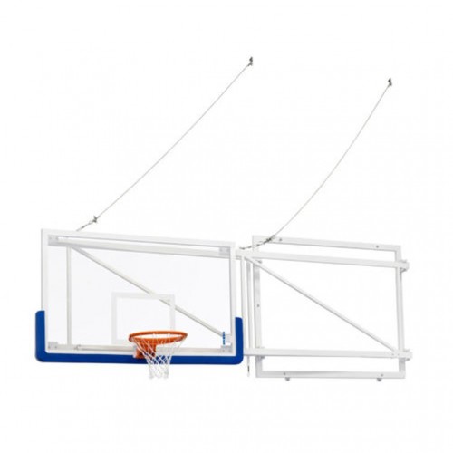 Košarkaška konstrukcija, zidna, bočno sklopiva