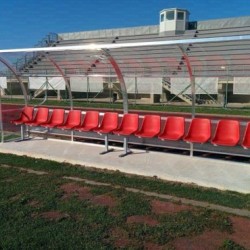 Kućice za rezervne igrače sa aluminijskom konstrukcijom