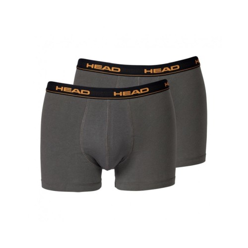 Basic BOXER HEAD bokserice sive 2P
