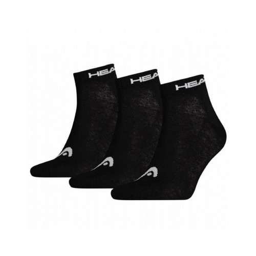 HEAD Čarape QUARTER Unisex 3P crne