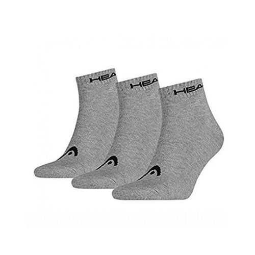 HEAD Čarape QUARTER Unisex 3P sive