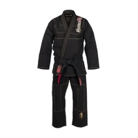 Jiu - Jitsu kimono - Kanji Pro crni 165-177 (A1)