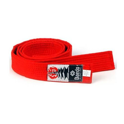 Jednobojni pojas Dae do - crveni