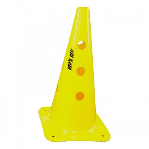 Čunj s rupama PVC 38 cm žuti