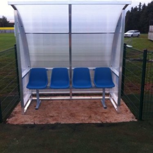 Kućice za rezervne igrače sa metalnom konstrukcijom