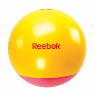 Pilates lopta Reebok žuto-roza 55cm