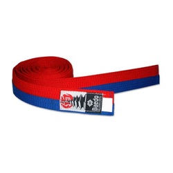 Učenički pojas Dae do, plavo-crveni