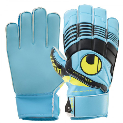 Uhlsport vratarske rukavice Eliminator Startersoft plavo-crne