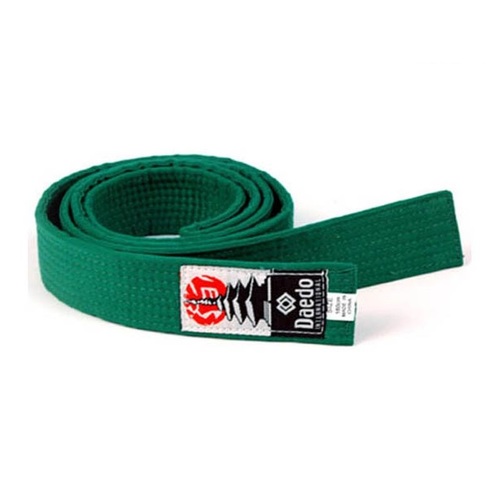 Jednobojni pojas Dae do - zeleni